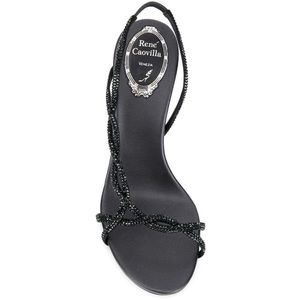 René Caovilla Swarovski Crystals Embellished Sandals